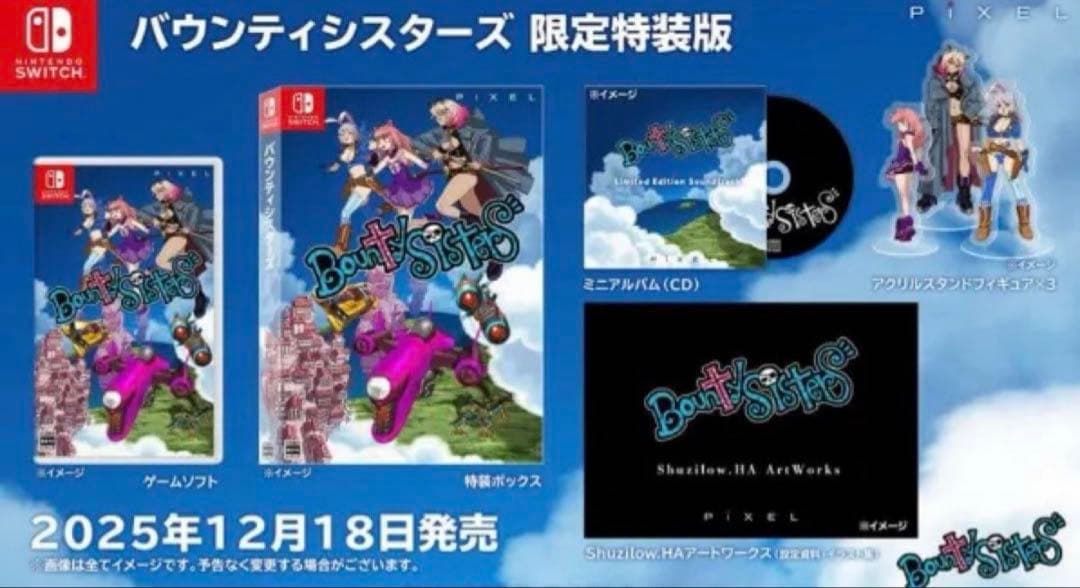 【新品未開封】バウンティシスターズ　限定特装版　ニンテンドースイッチソフト
