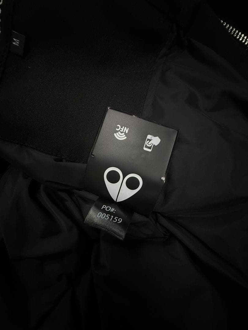 MOOSE KNUCKLESファー付きフード ダウンジャケット ブラック