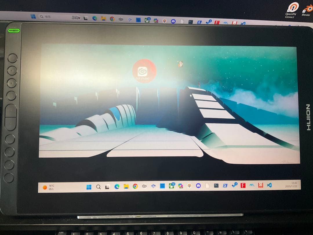 液タブ・ペンタブ HUION KAMVAS 16(2021)