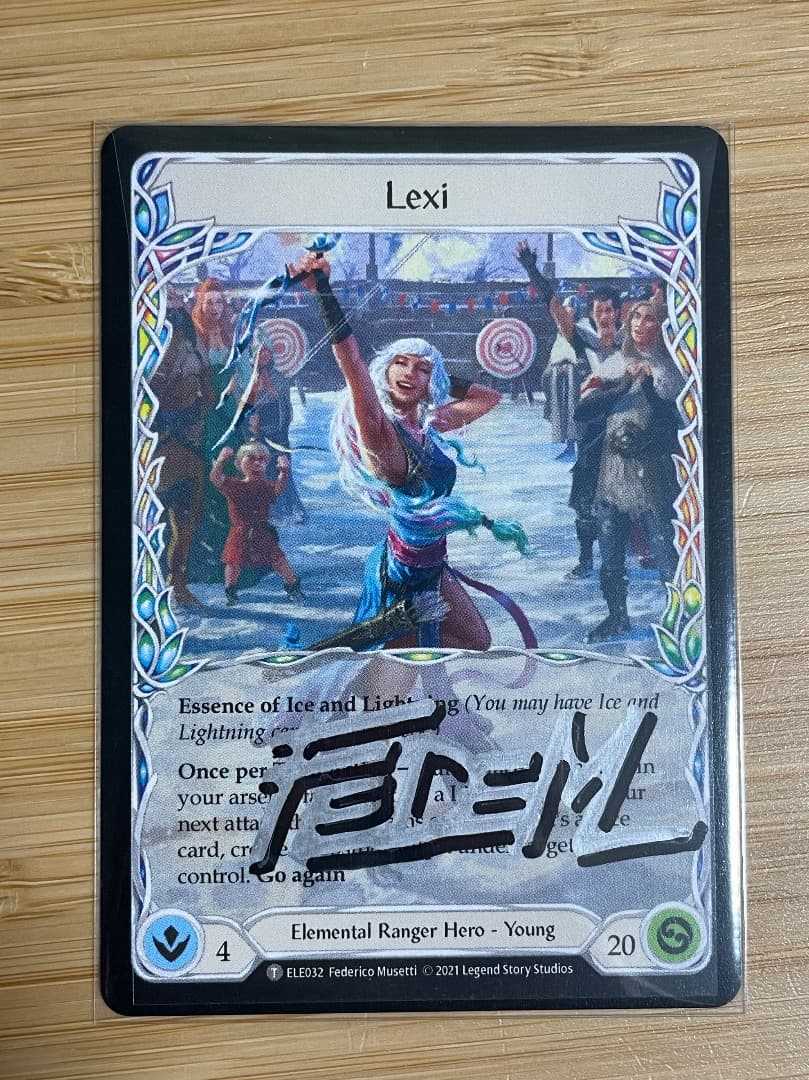 Lexi/レクシー flesh and blood アーティストプルーフ