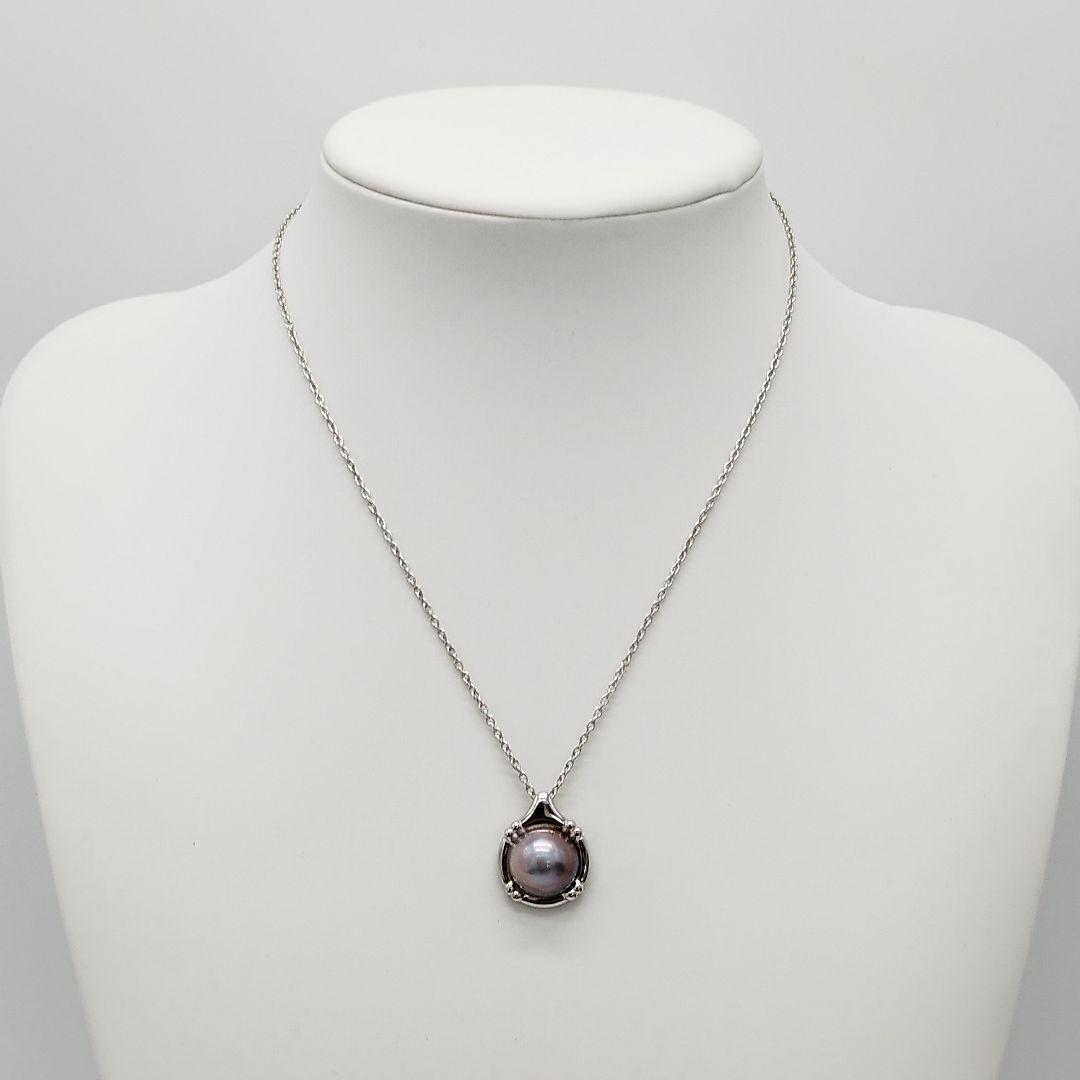 【美品】TASAKI　タサキ　マベパール　ネックレス　13mm　チェーン社外品