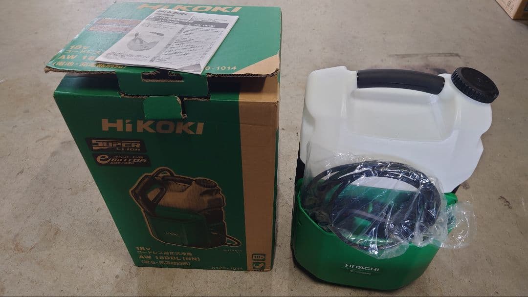 しろまる ハイコーキ 18V コードレス高圧洗浄機 AW18DBL(NN