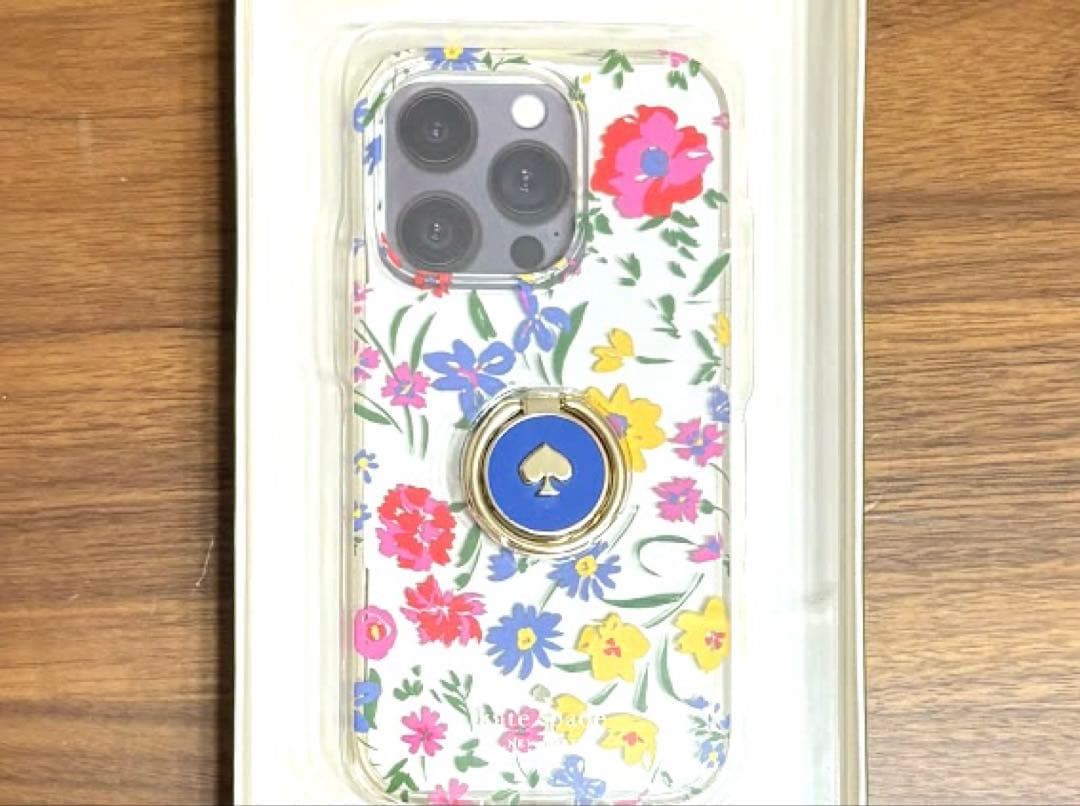 KATE SPADE ケイトスペード iPhone14Pro スマホリング付属