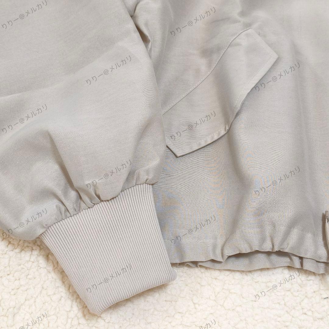 美品・25SS★IENA　シアーノーカラーブルゾン　ベージュ　イエナ