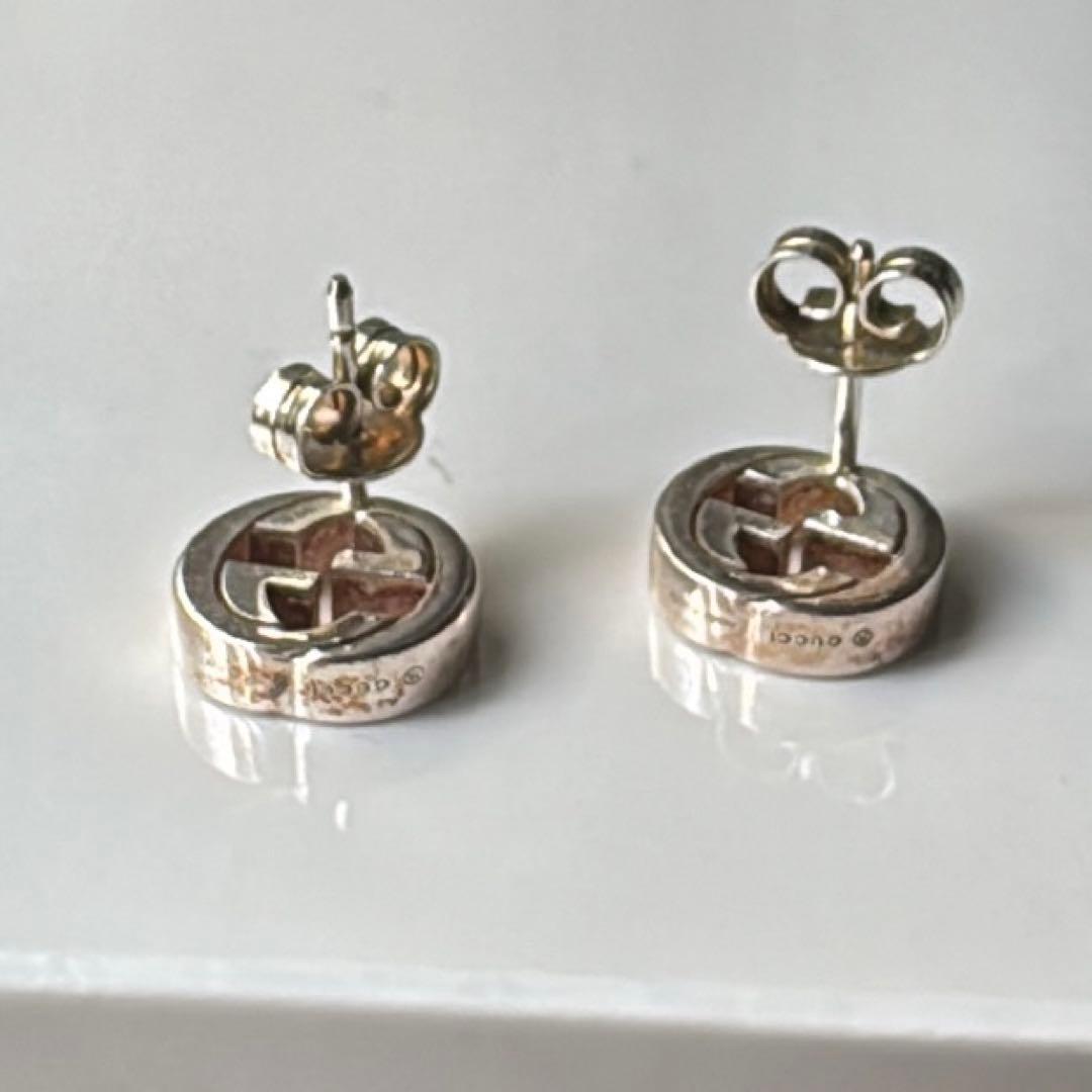 GUCCI グッチ GGロゴ シルバー ピアス メンズ レディース