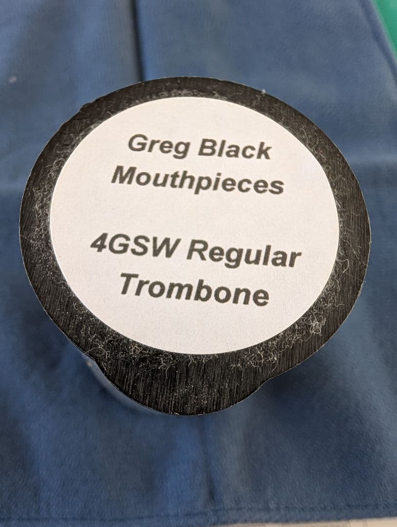 Greg Black 4GSW Regular トロンボーンマウスピース