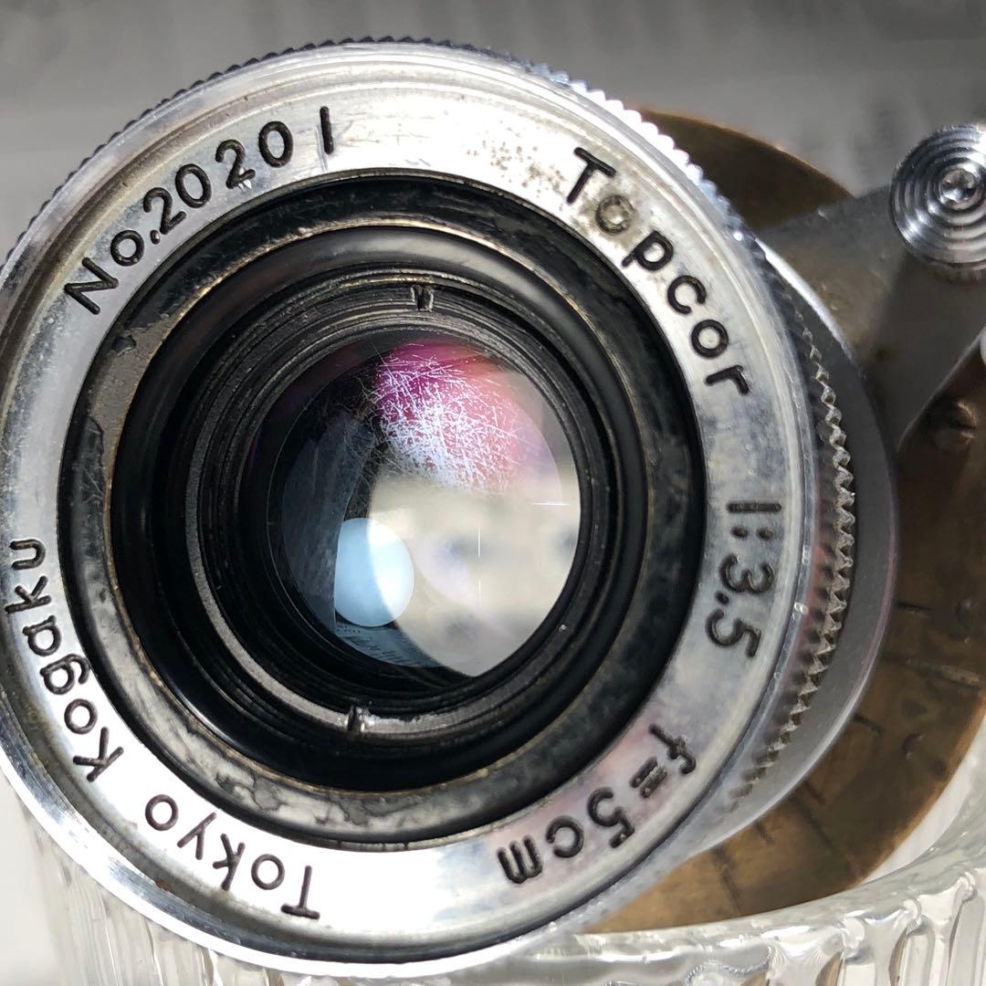 スポットライトなフレア？TOPCOR 5cm f3.5 L39 ライカ