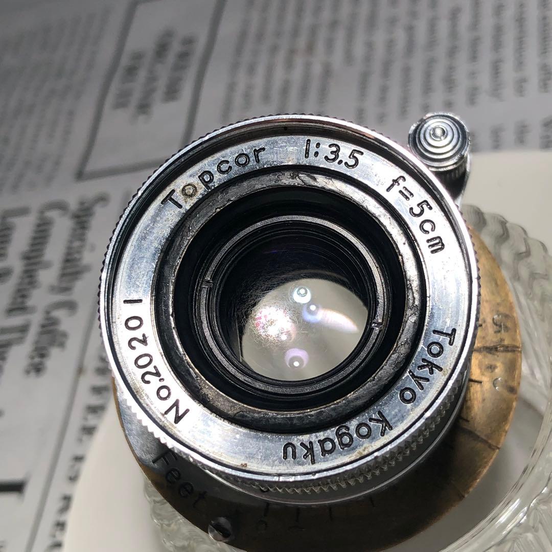 スポットライトなフレア？TOPCOR 5cm f3.5 L39 ライカ