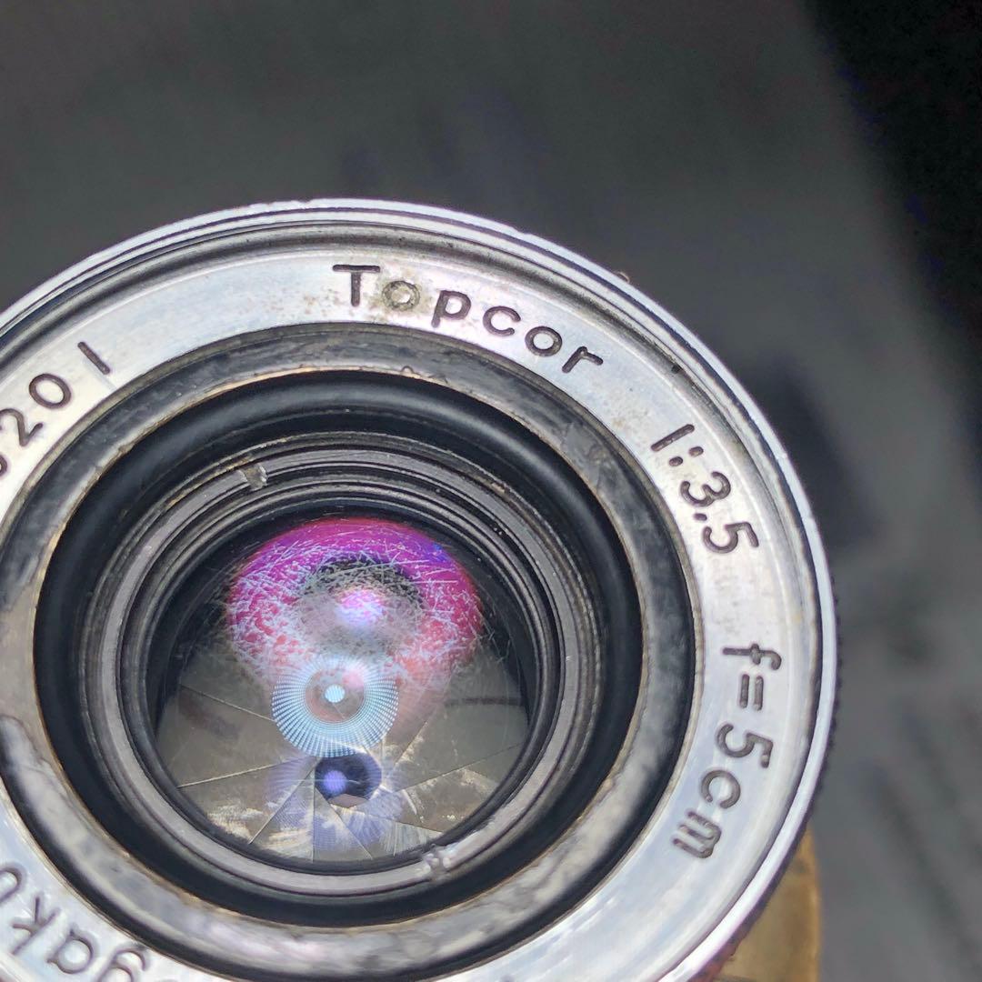 スポットライトなフレア？TOPCOR 5cm f3.5 L39 ライカ