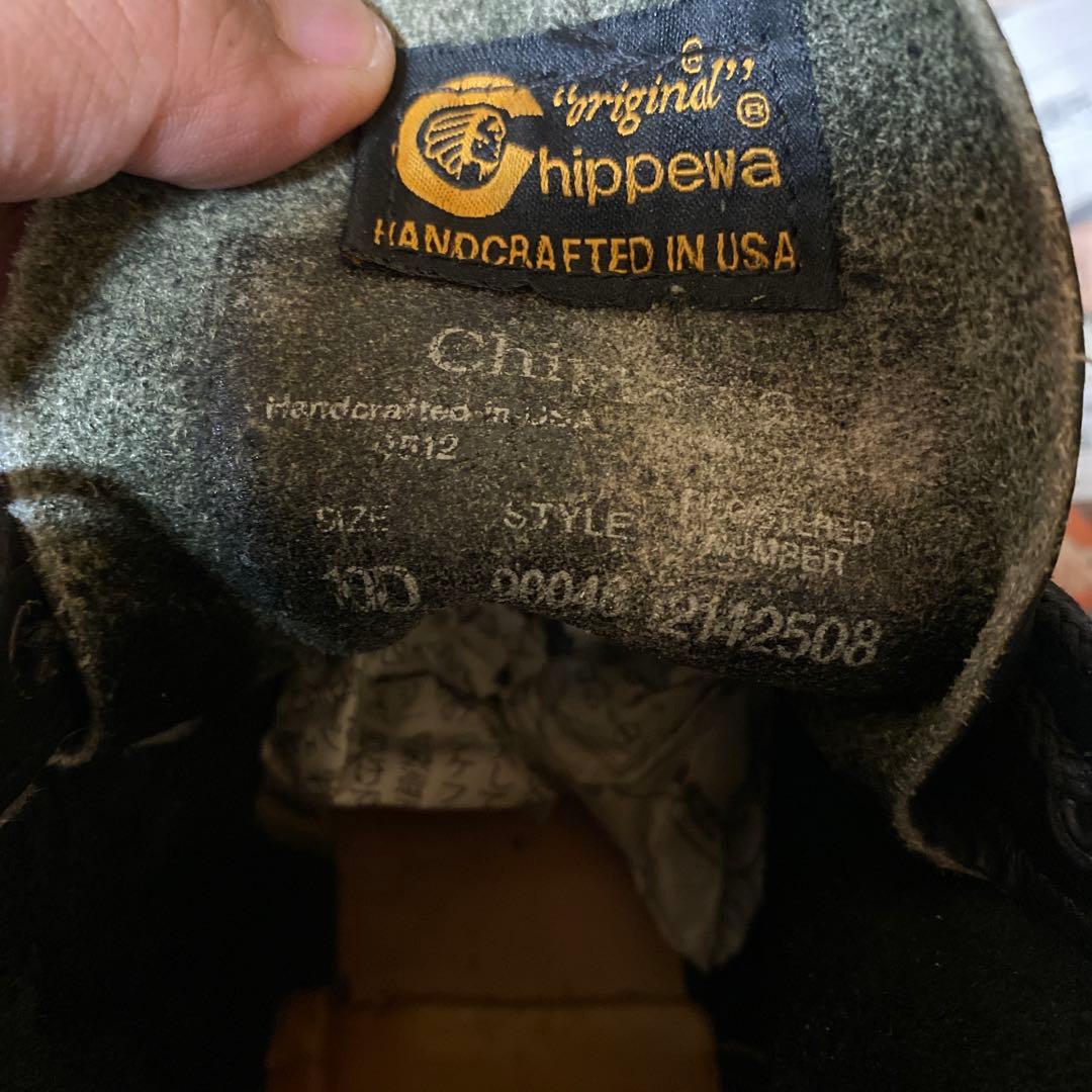 極美品 レアモデル】チペワ　99954　ワークブーツ　レザー28センチ10Ｄ美品