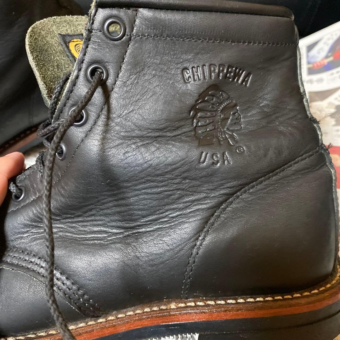 極美品 レアモデル】チペワ　99954　ワークブーツ　レザー28センチ10Ｄ美品