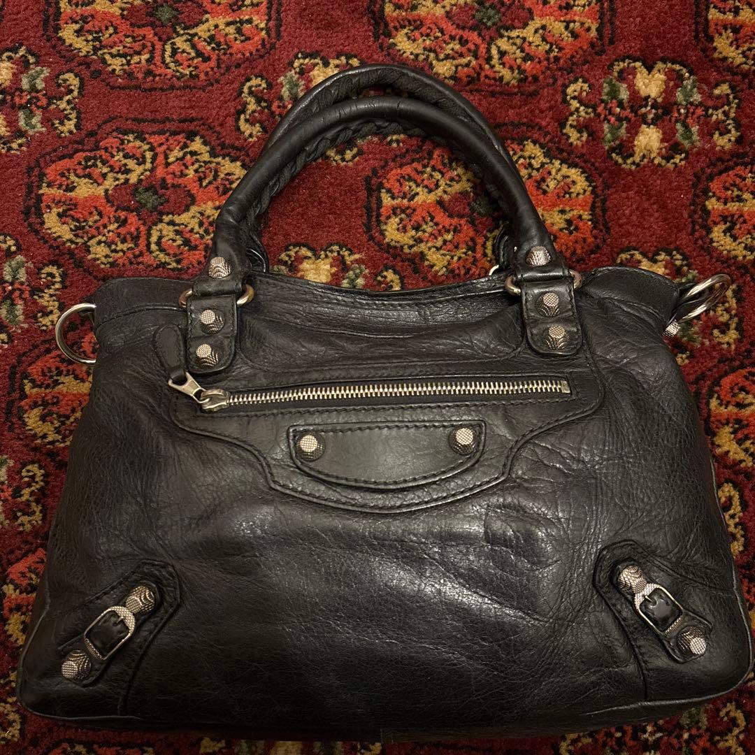 バレンシアガ　BALENCIAGA ジャイアントタウン　ブラック