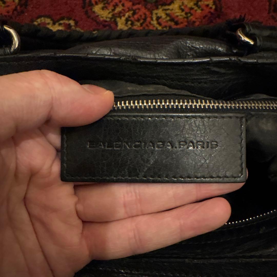 バレンシアガ　BALENCIAGA ジャイアントタウン　ブラック