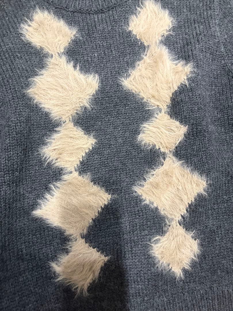 SIMPLE PROJECT CREW-NECK ARGYLE ニット　セーター