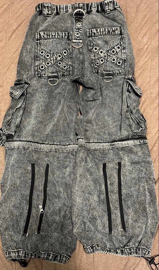 REFLEM/レフレム　2WAYワイドデニムカーゴパンツ