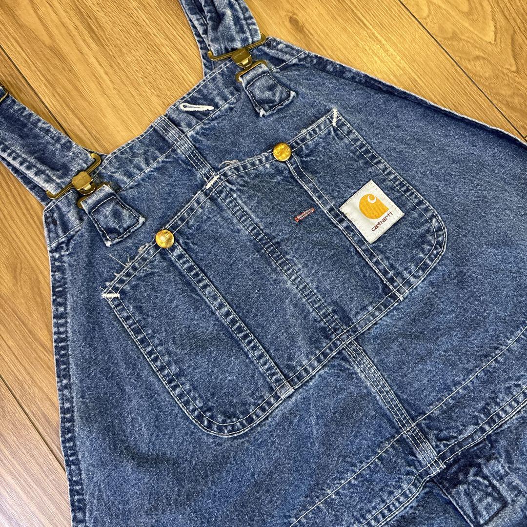 TMKH 　90s Carhartt カーハート デニムオーバーオール