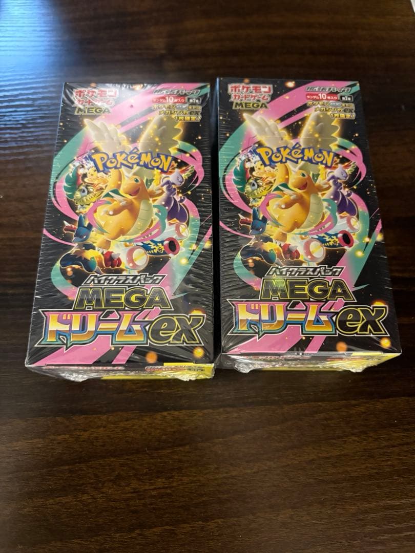 【シュリンク付未開封】ポケカ メガドリームex 2箱