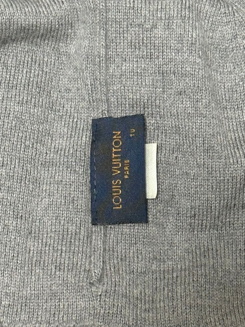 LOUIS VUITTON ボネ LVホライゾン ニット帽　ウール100%グレー