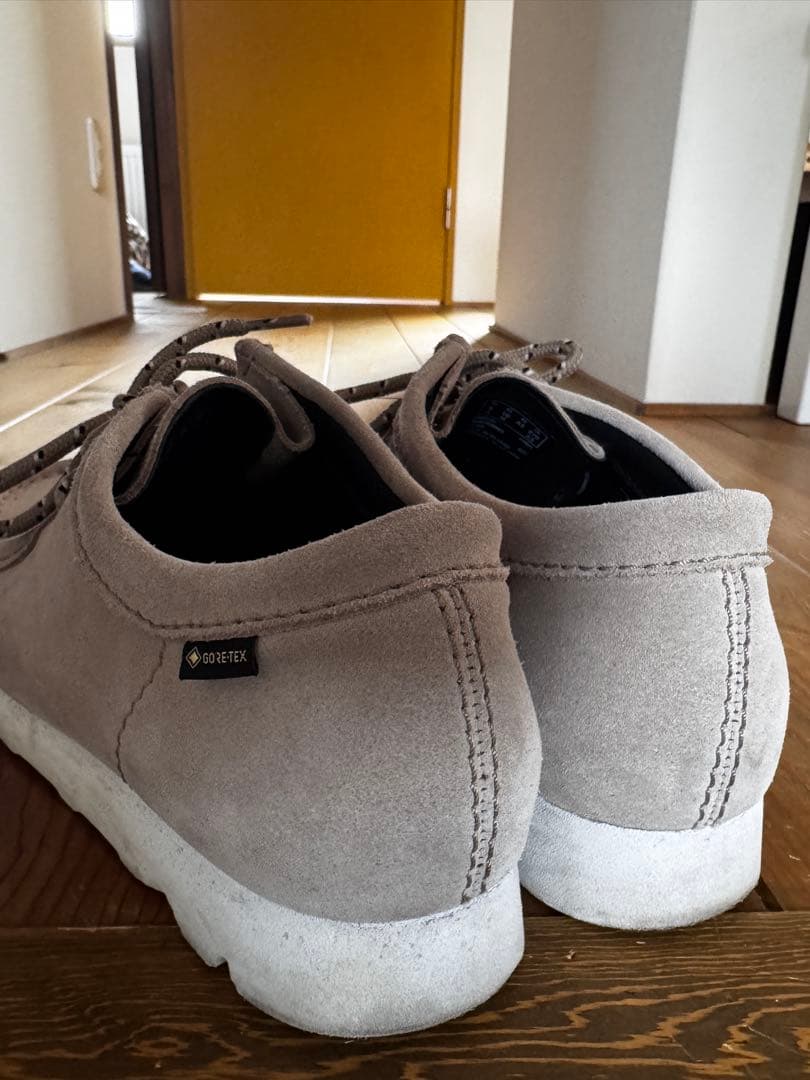 GORE-TEX スエード デッキシューズ グレー