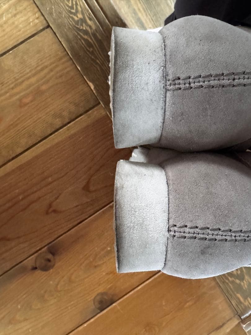 GORE-TEX スエード デッキシューズ グレー