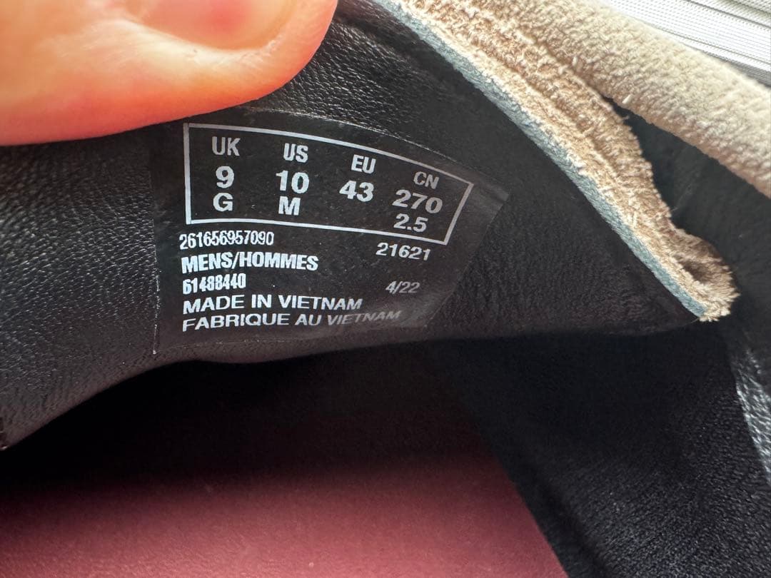 GORE-TEX スエード デッキシューズ グレー