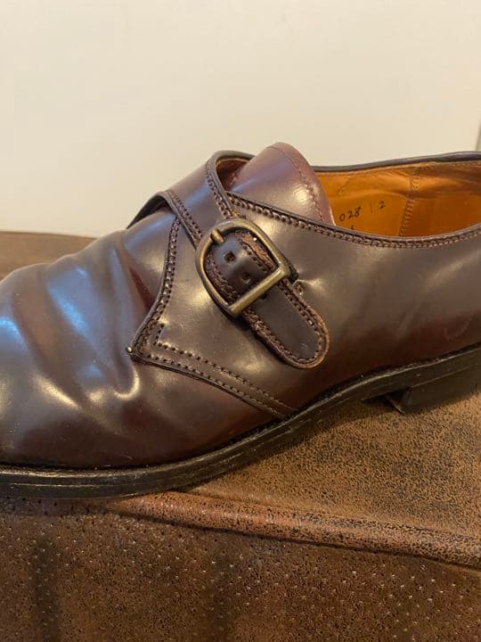 【大幅値下げ】ビジネスシューズ 革靴　オールデン　モンクストラップ