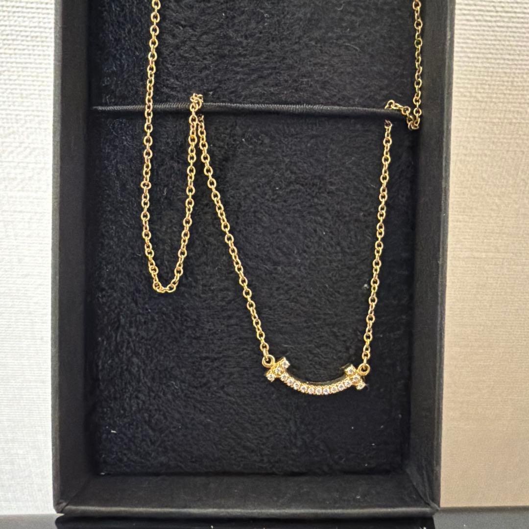 Tiffany ティースマイルミニネックレス