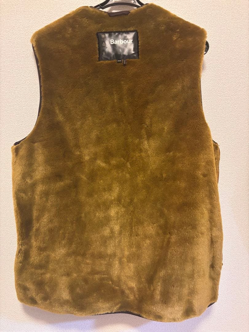 Barbour バブアー ファーライナー ベスト ジップイン 42 正規品