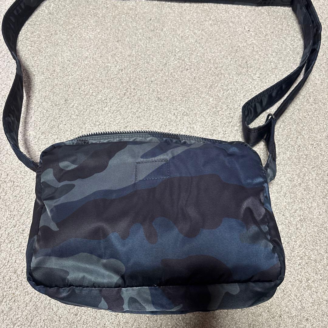 PORTER ブラック迷彩 ショルダーバッグ