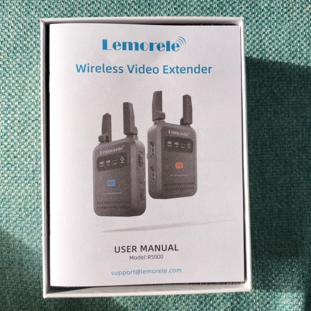 Lemorele ワイヤレスHDMI送受信機セット 200m