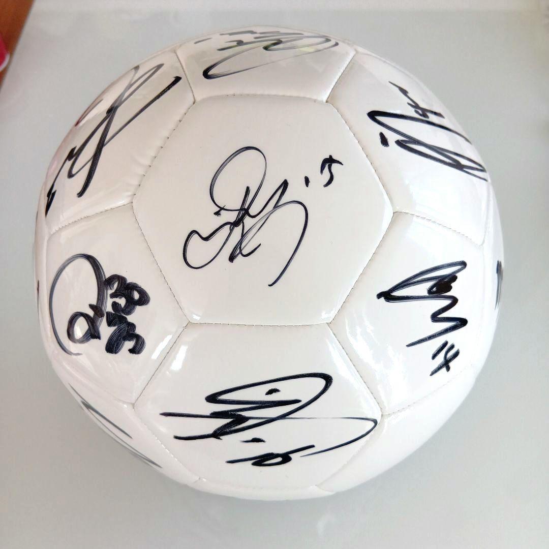 松本山雅 2025年複数選手直筆サイン入りボール 5号球