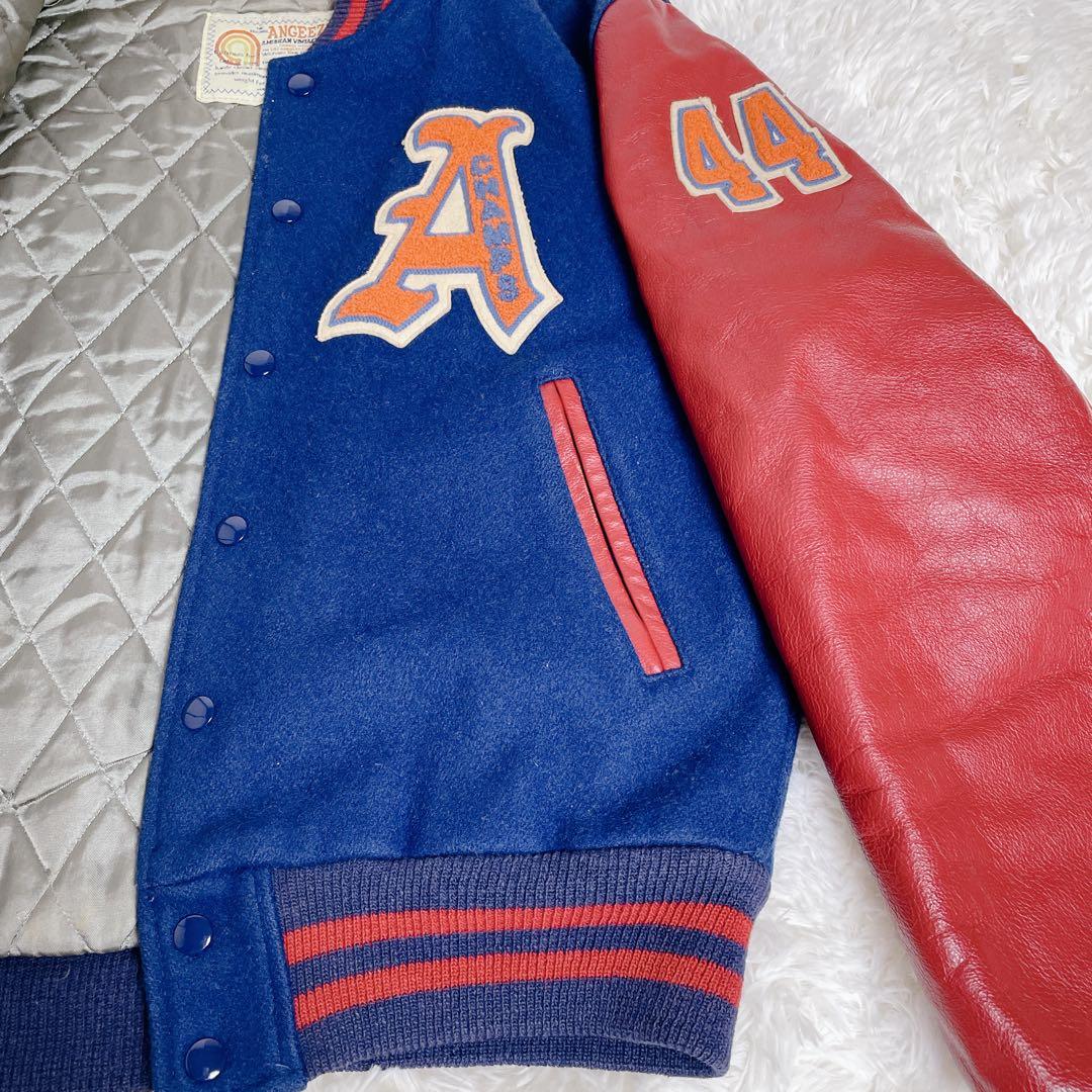 USA製　ヴィンテージ　スタジャン 袖革　golden bear 海外サイズM