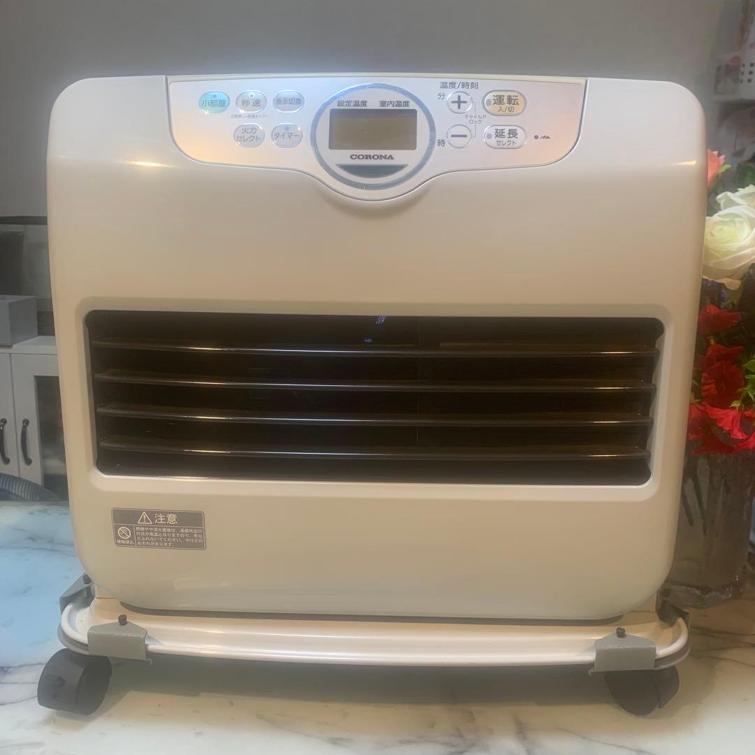 美品■2016年コロナFH-G4616BY 石油ファンヒーターキャスター付■