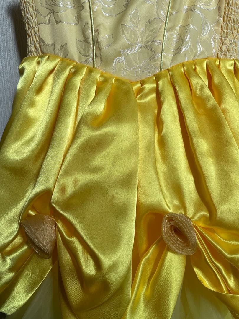 moonさま専用ビビディ ベルドレス 100〜110cm パニエ手袋＋白ケープ