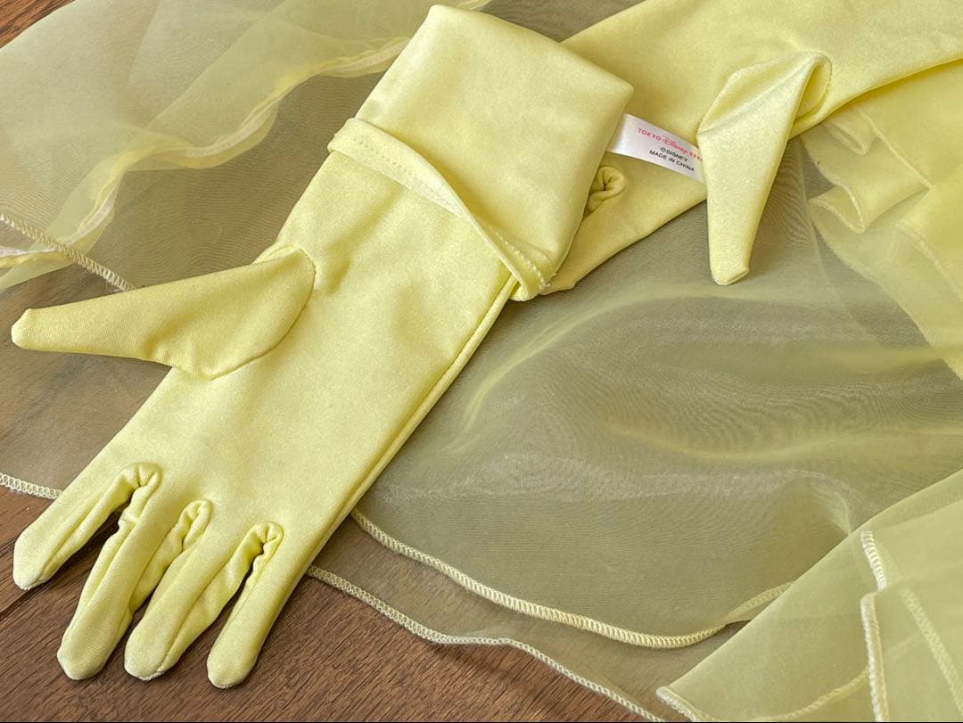 moonさま専用ビビディ ベルドレス 100〜110cm パニエ手袋＋白ケープ