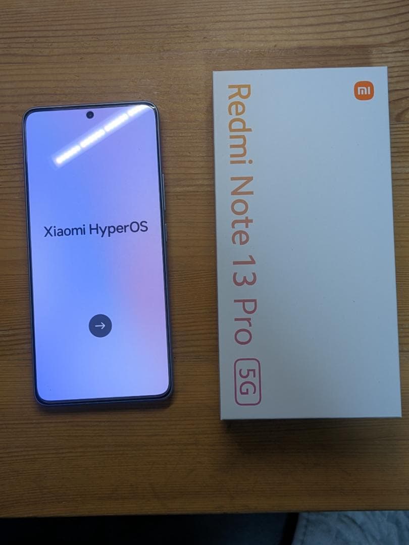 Redmi Note 13 Pro 5G シルバー 箱付き