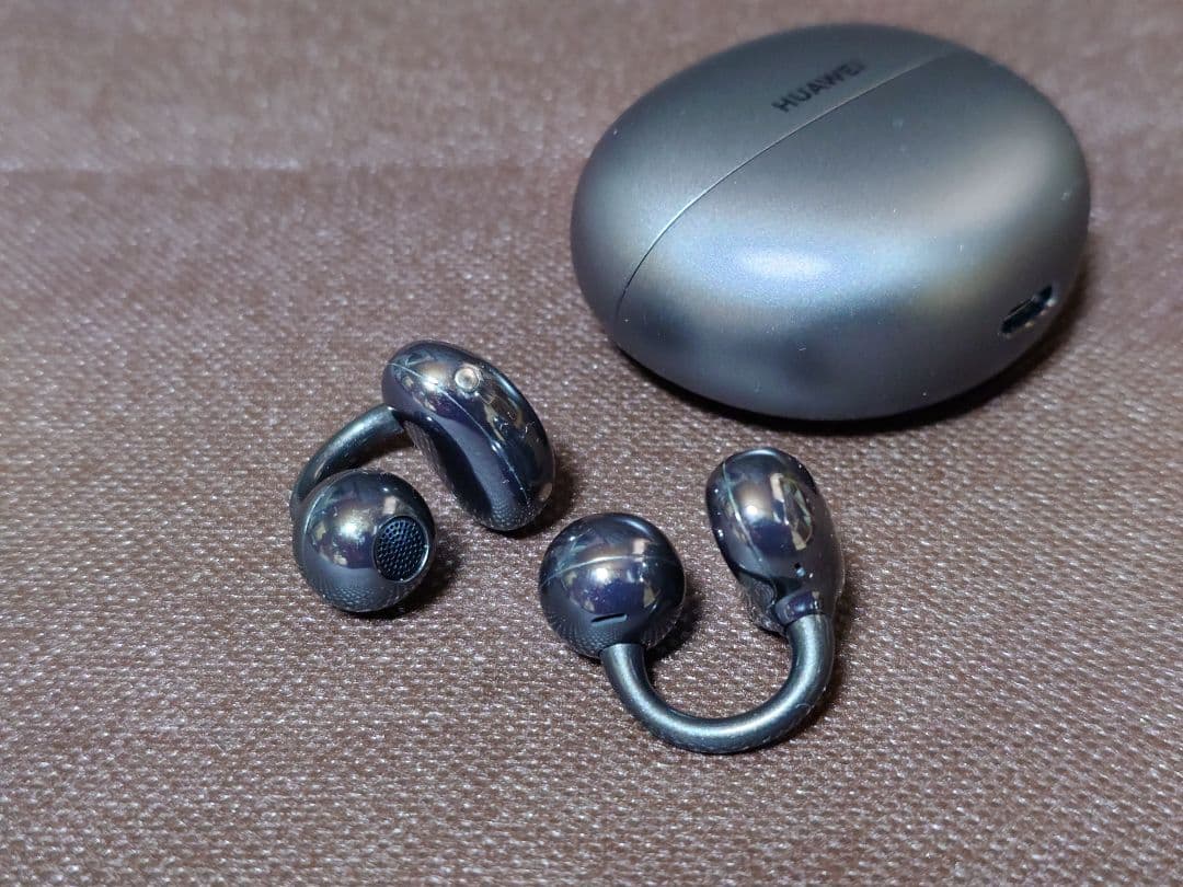 HUAWEI FreeClip ブラック 室内でのみ数回使用