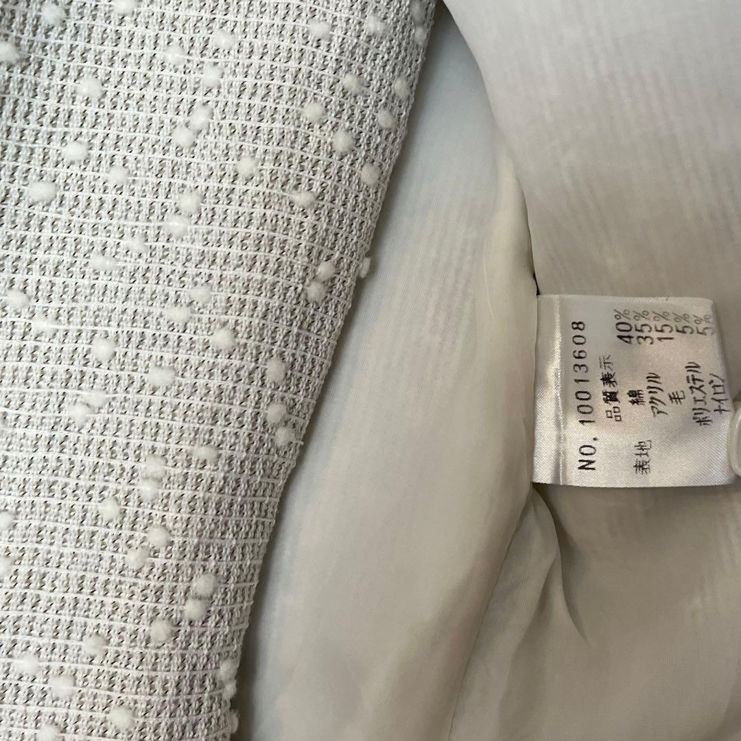 上品Harrodsハロッズ ライトグレー 大人ワンピーススーツ セット