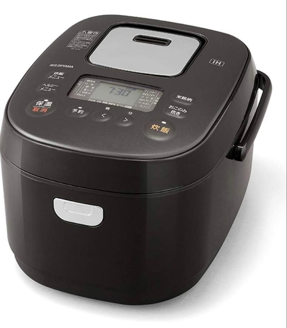 アイリスオーヤマ 炊飯器 5.5合 IH式 ブラック RC-IK50-B