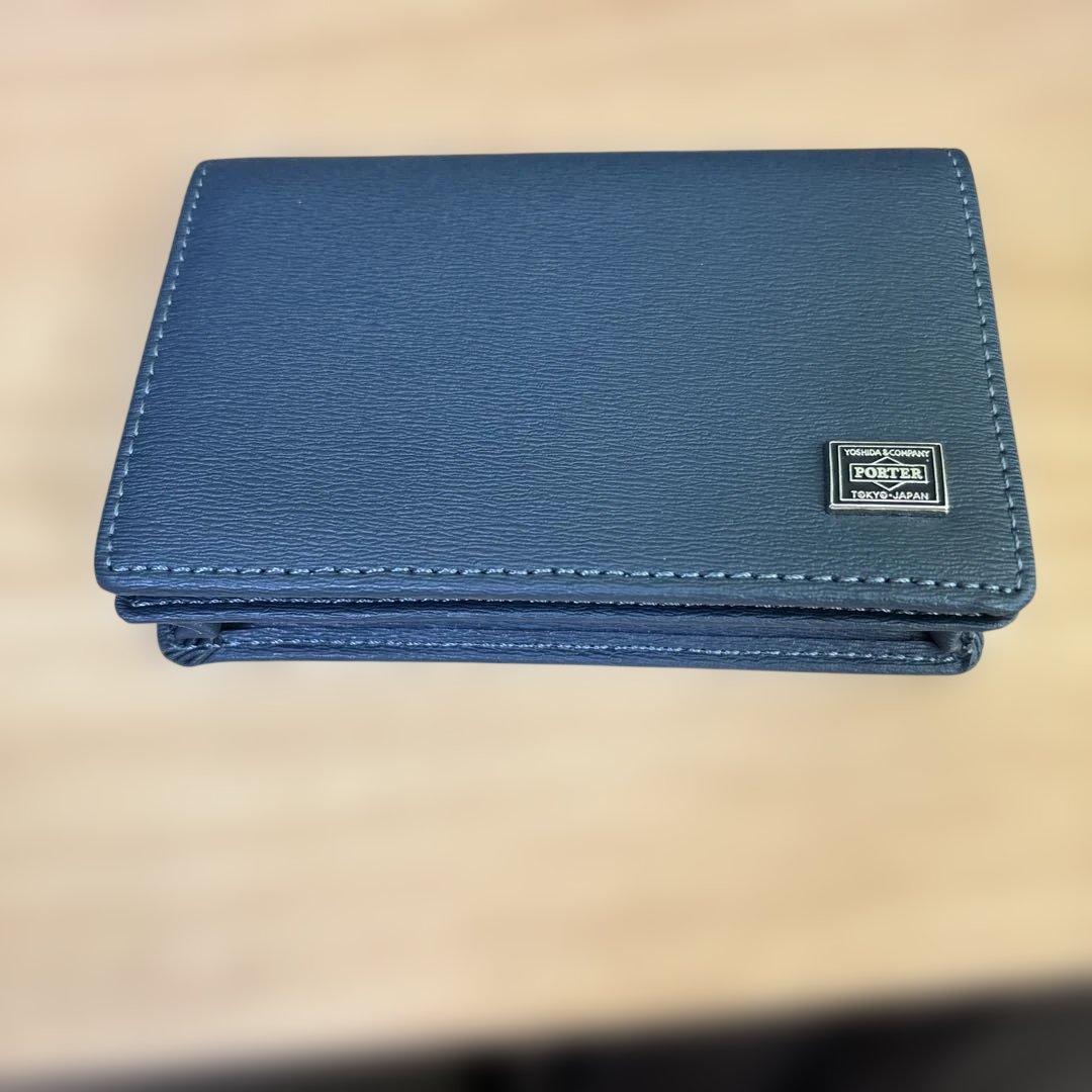 【新品】ポーター カレント カードケース 名刺入れ 052-02207 ネイビー