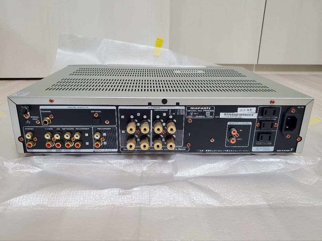 【美品】marantzアンプPM6005☆スピーカーケーブル等付き