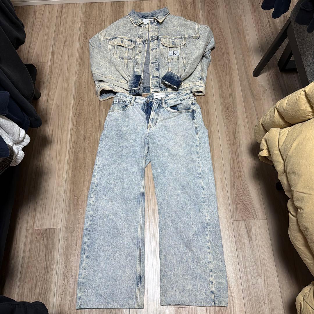 カルバンクライン Gジャンセット 白シャツもつけます