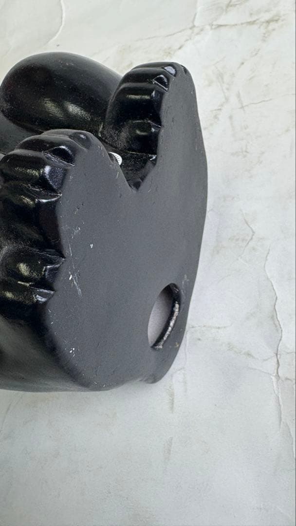 招き猫　30㌢　伏見稲荷購入　千客万来　黒左手　大福運　一尺　神社　商売　神様