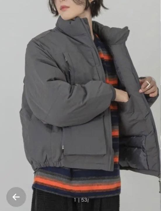 FOLLOWIN ダウンユーティリティジャンバーペディンダウンジャケット