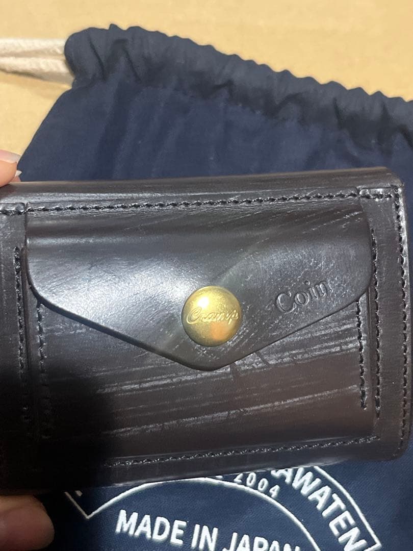 Cramp UKブライドル コンパクトウォレット新品　付属巾着付き