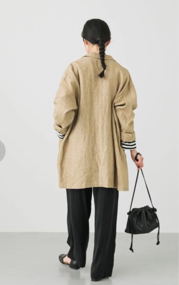 かぐれ/リネンテーラードジャケット