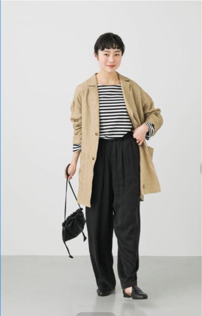 かぐれ/リネンテーラードジャケット