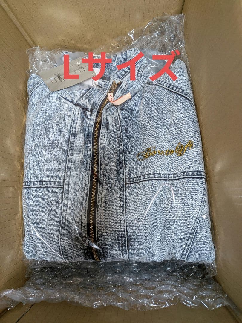 LÝFT × GOLD'S GYM Oversize Denim Jacket