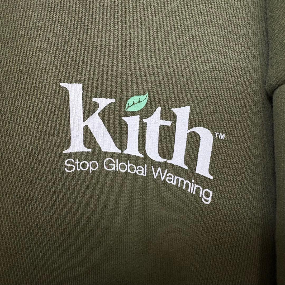 【激レア】KITH キス　スウェット　トレーナー　ゆるだぼ　完売モデル　カーキ