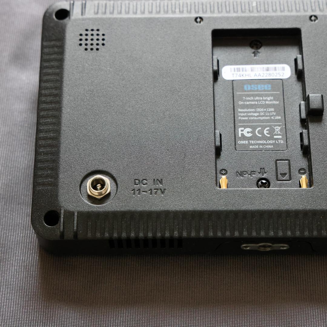 【値下中・美品】OSEE T7 カメラモニター ビデオモニター